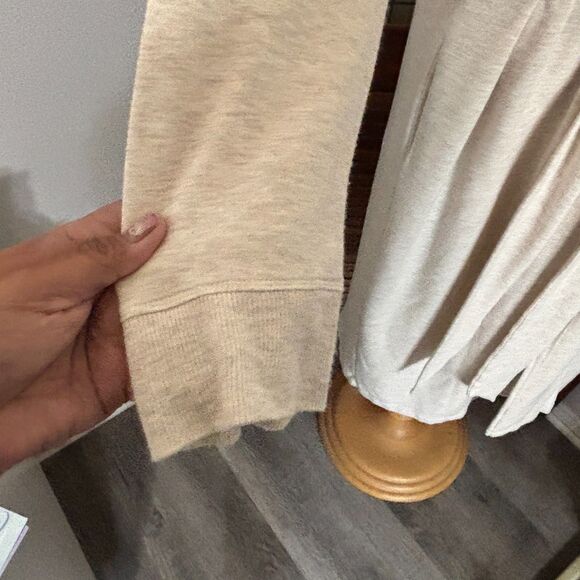 Soft Surroundings Belted Cozy Soft Midi Length Bath Robe Cream Color Size XL - Picture 10 of 15